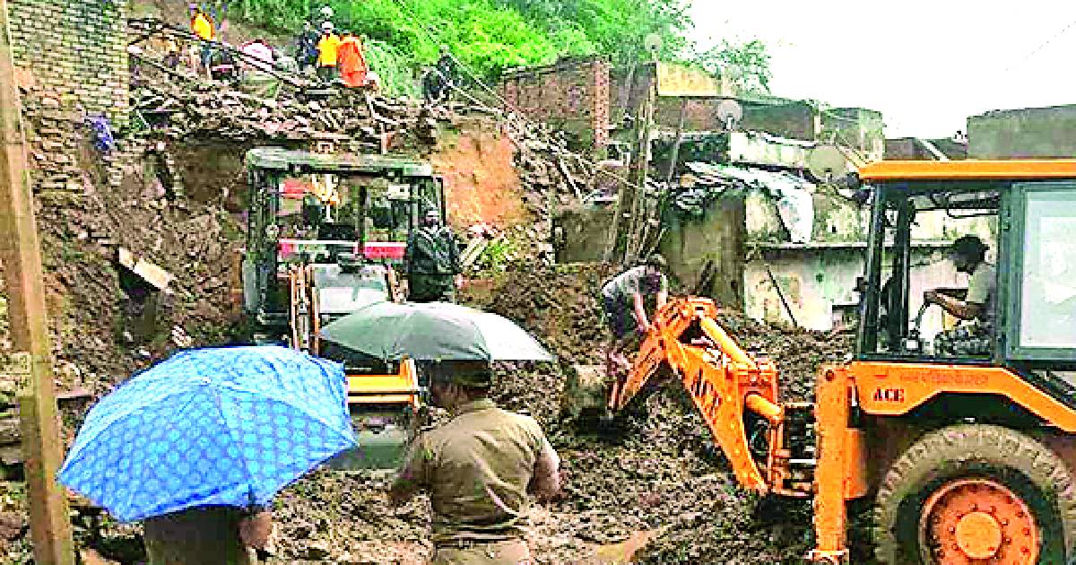 7 of a family die as wall caves in on a house in Bundi